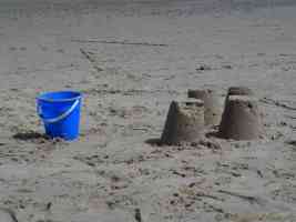 sand castles and bucket