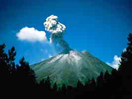 Arenal Erupting Costa Rica