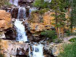 canadian rockies Tangle Falls
