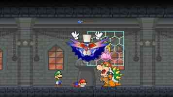 super paper mario and bowser