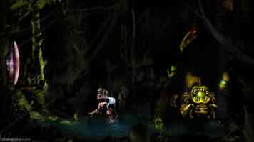 samus running through the caverns of zebes