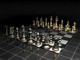 digital art chess board