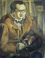portrait of the painter zinoviev