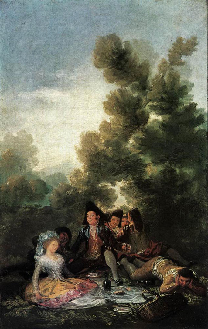 Picnic - Francisco Goya Wallpaper Image