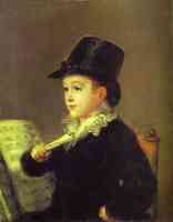 portrait of mariano goya the artists grandson