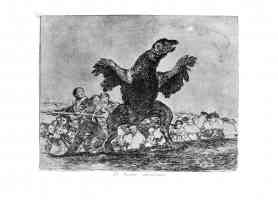 the flesh eating vulture from the disasters of war