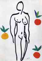 nude with oranges