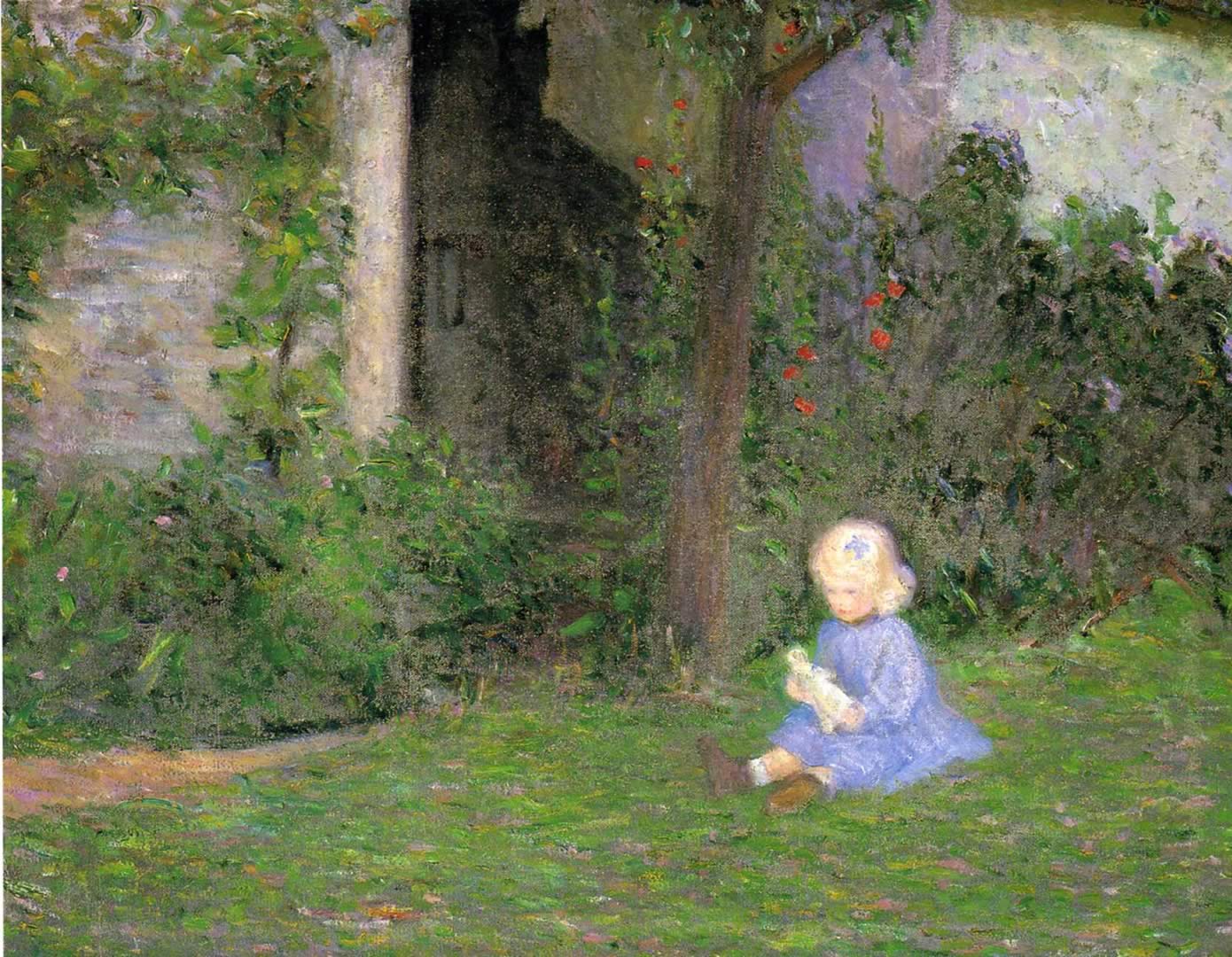  - child-in-a-walled-garden-giverny