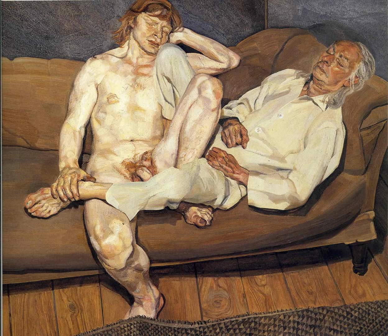 Lucian Freud Naked Man 90