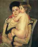 reine lefebvre holding a baby