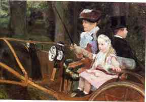 woman and child driving