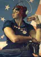 rosie the riveter close up