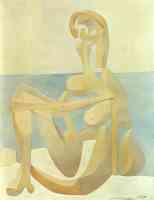 seated bather 1930