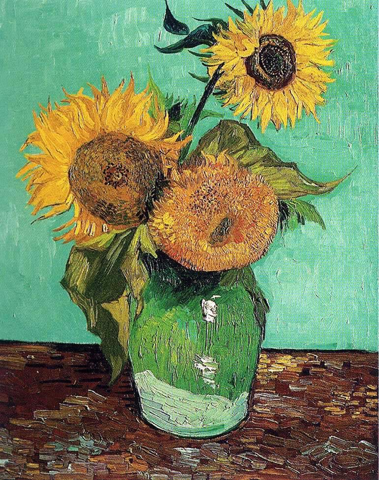 Sunflowers - Vincent Van Gogh Wallpaper Image