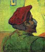 man in red cap