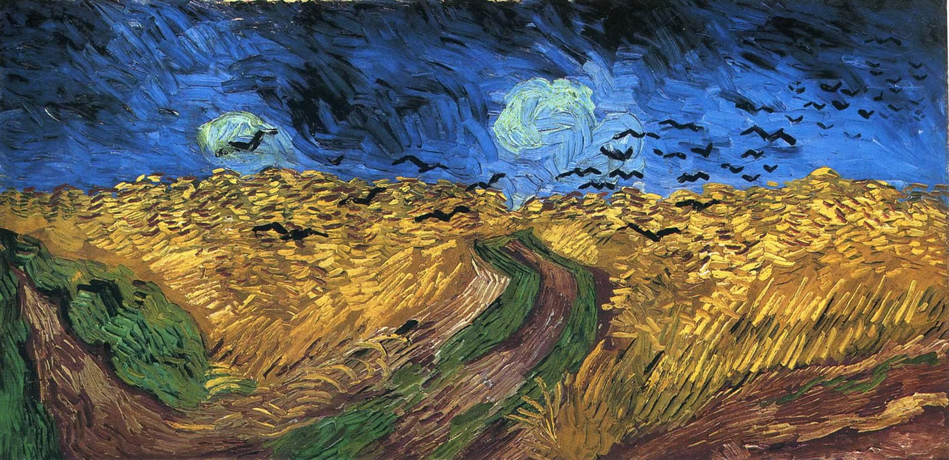 Wheatfield With Crows