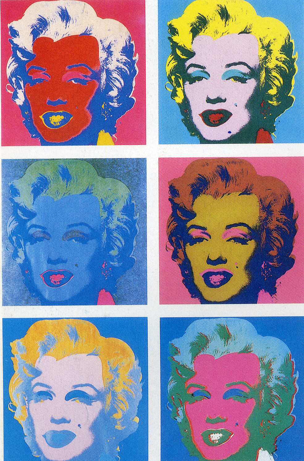 Marilyn Monroe 6 Andy Warhol Wallpaper Image
