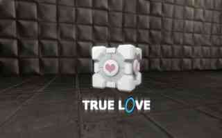 true love heart cube