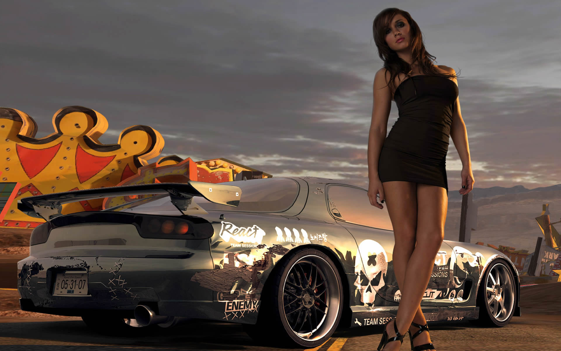 Sexy Girl - Need For Speed Most Wanted Wallpaper