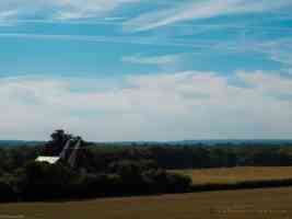 oast house and view near hollingbourne pilgrims way
