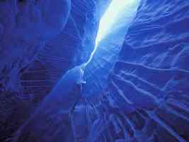 Ice Cave Spencer Glacier Alaska