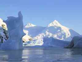 Icebergs Portage Glacier Alaska