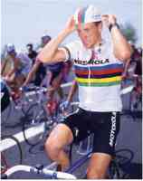 world champ lance armstrong on the 1994 tour