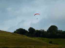 paraglider on the pilgrims way