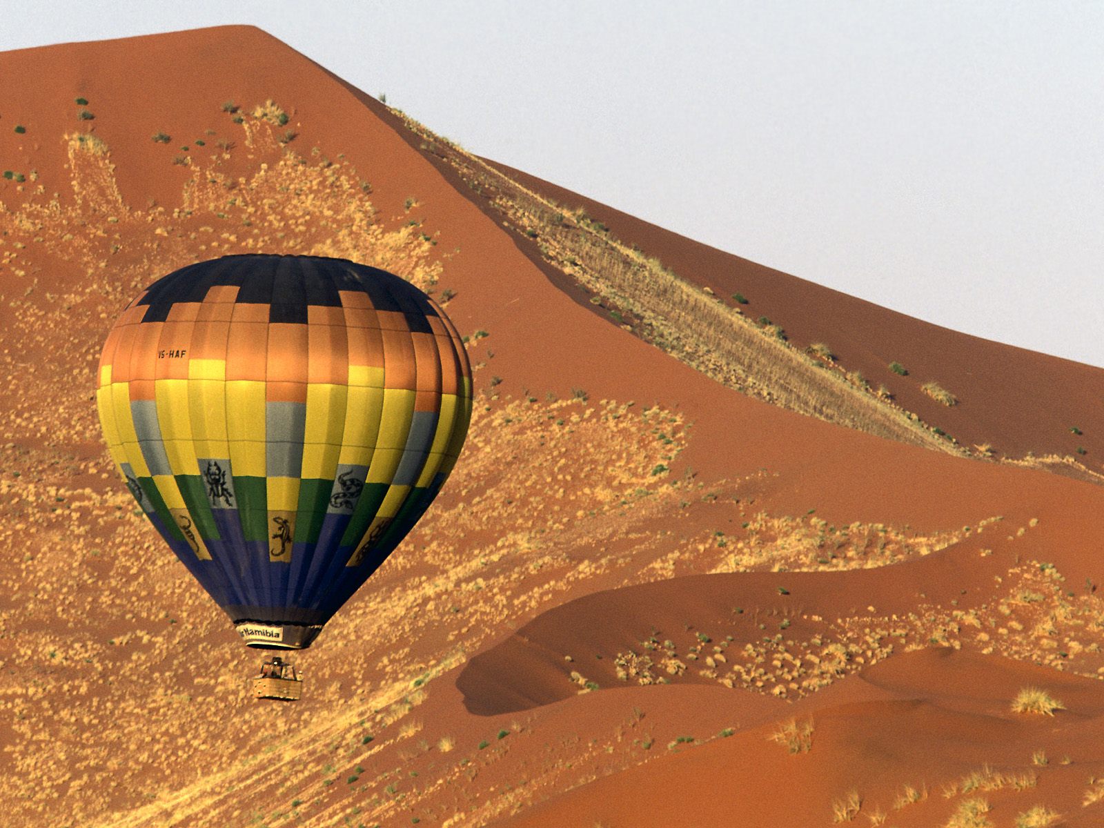Ballooning Over The Namib Desert Namibia Africa