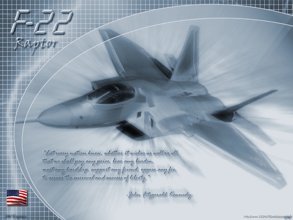 F 22 Raptor Patriotic