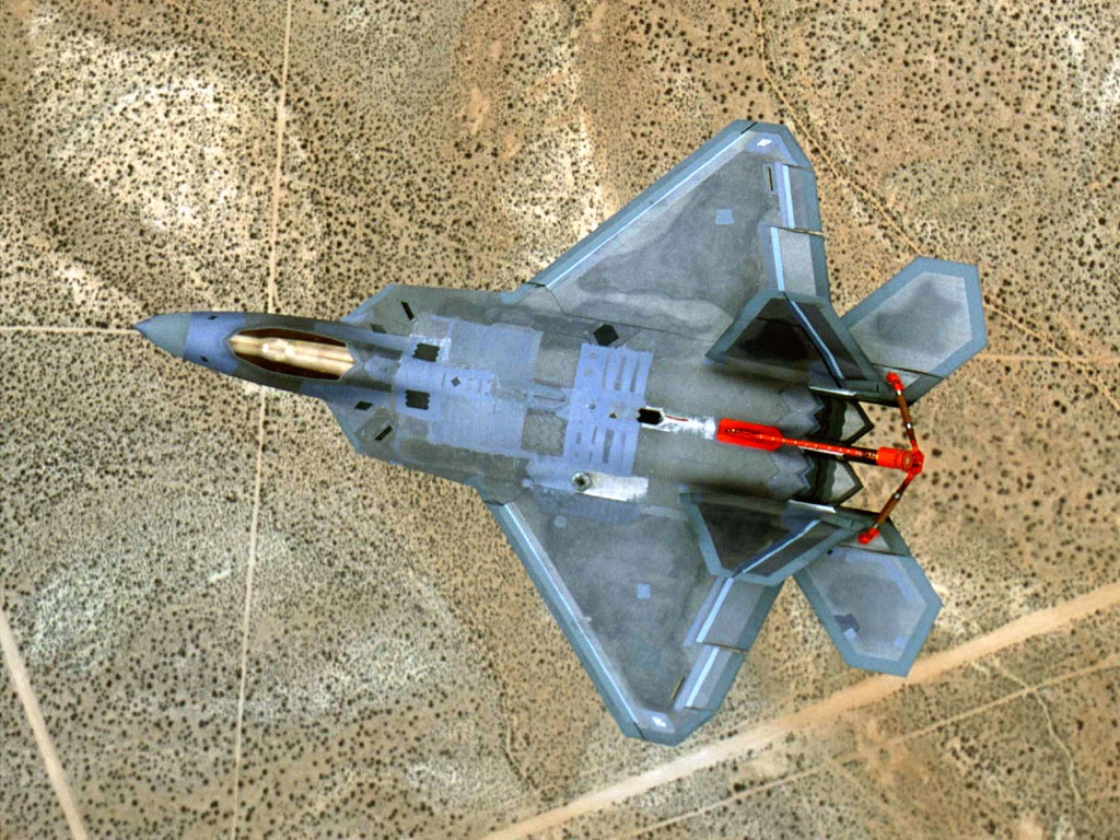 F22 Raptor From Above