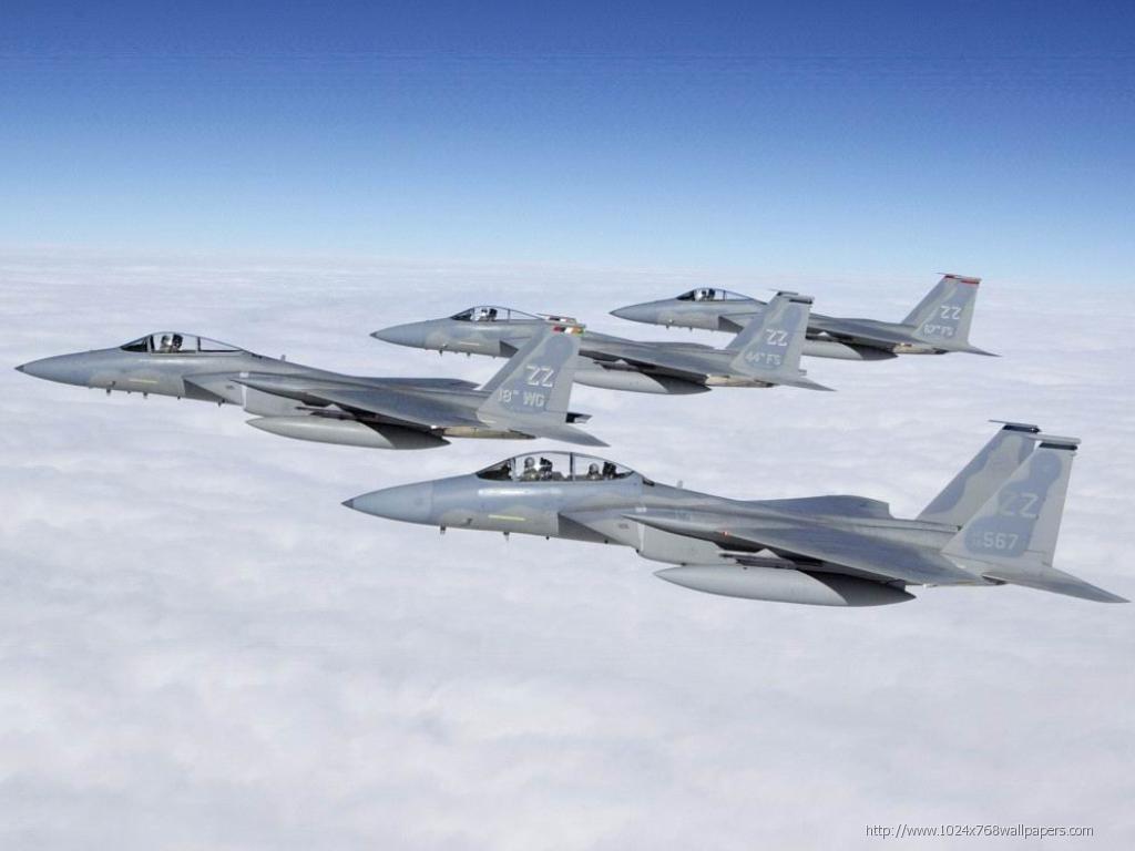 Five F15 Eagles