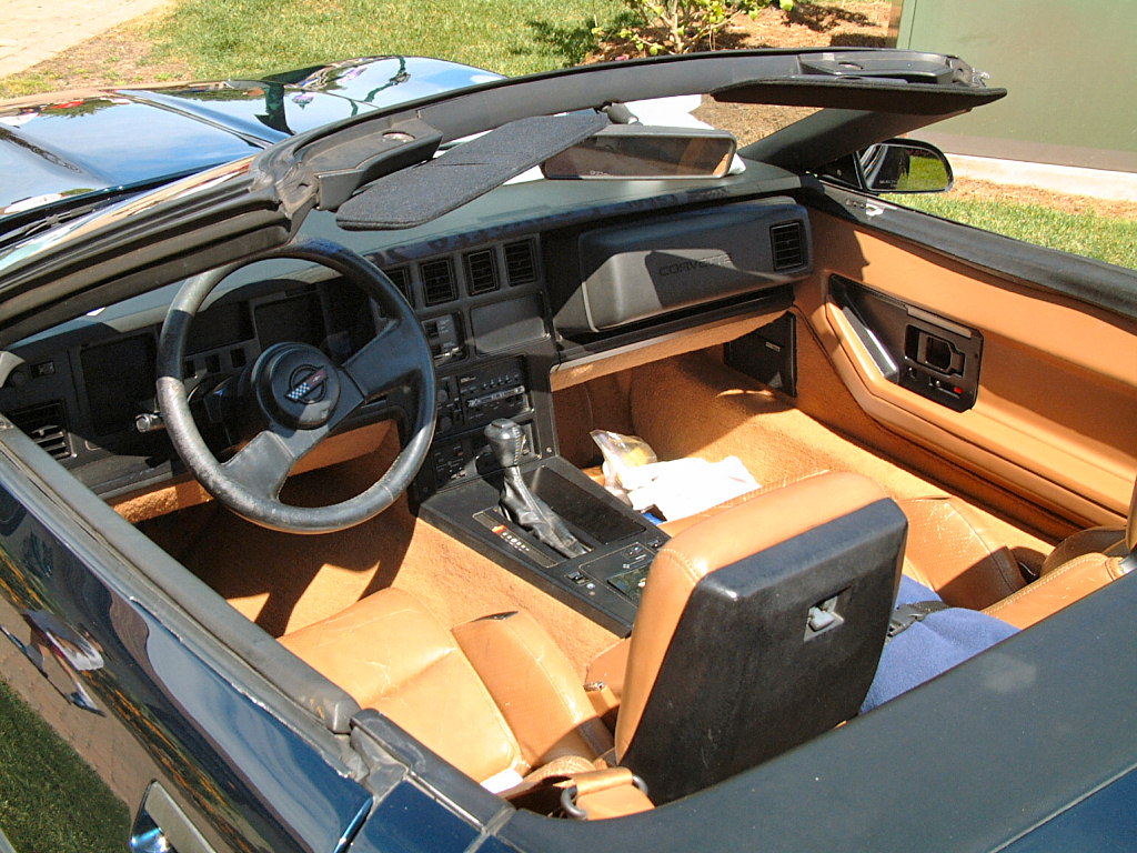 1988 Chevrolet Corvette Convertible Instrument Panel Tan
