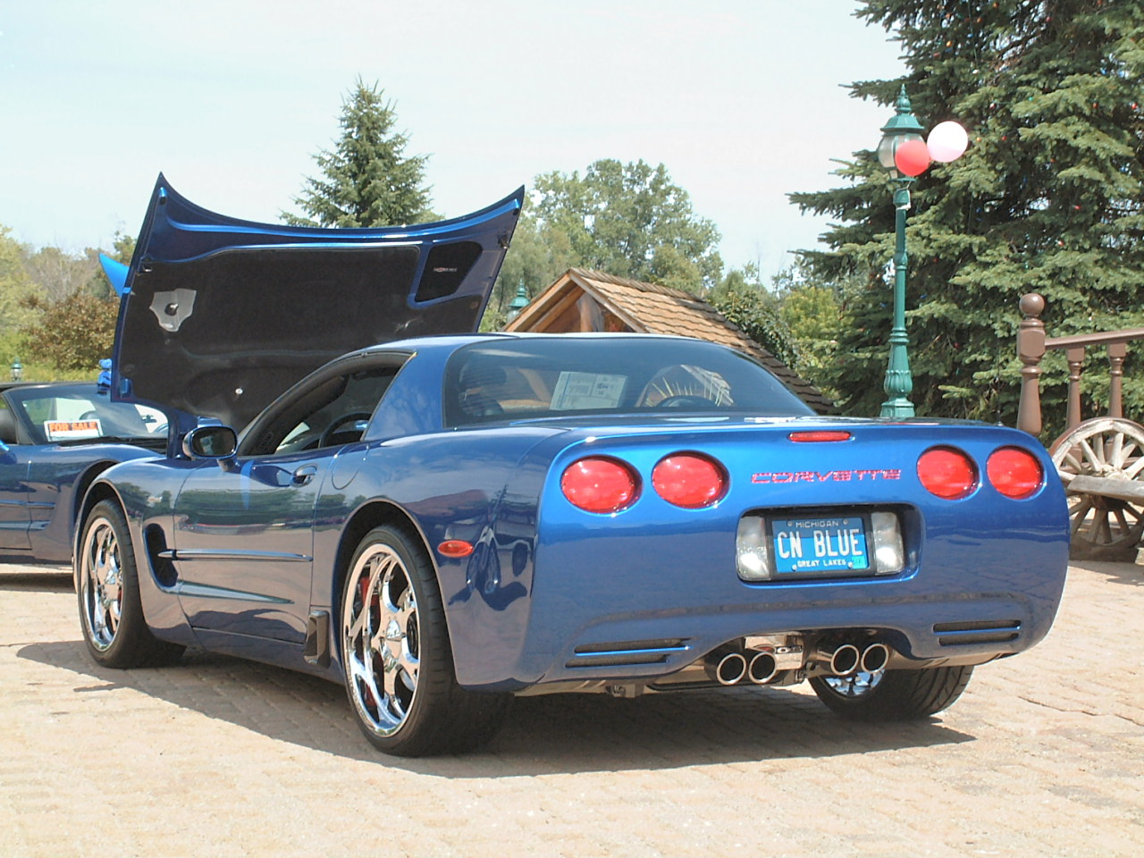 2003 Chevrolet Corvette Z06 Electron Blue Rvl Canterbury Village Car Show F