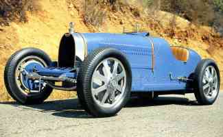 1930 Bugatti Type 37 GP 1500cc Blue Low fvl