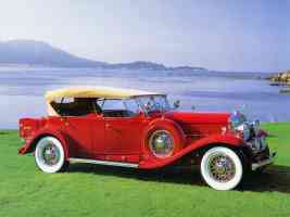1930 Cadillac V 16 Dual Cowl Sport Phaeton Red fsvr