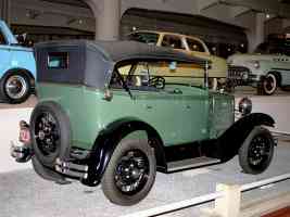 1930 Ford Model A Phaeton Green rvr H Ford Museum CL