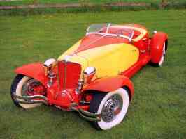 1931 Cord L 29 Speedster Red Yellow fvl