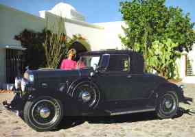 1931 Franklin Series DeLuxe 15 Walker 3 Window Coupe Dark Green Black fsv