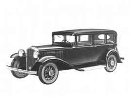 1931 Plymouth 4 Door Sedan fvl BW