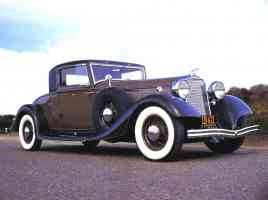 1933 Lincoln KB V 12 3 Window Coupe Brown fvr