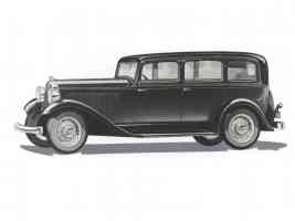 1933 Plymouth PD DeLuxe Six 4 Door 3 Window Sedan sv BW