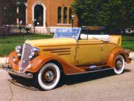 1934 Chevrolet Cabriolet Convertible Coupe Tan Brown fsv