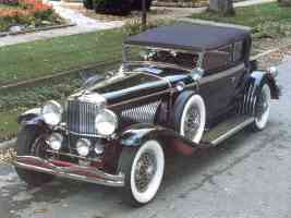 1934 Duesenberg J Victoria Convertible Coupe Black fvl