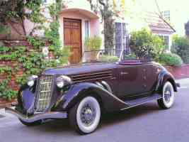 1936 Auburn Supercharged V 12 852 Cabriolet Grey fvl