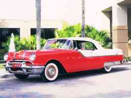 1955 Pontiac Star Chief Convertible Red White fvl