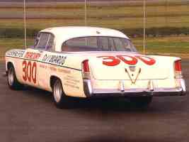 1956 Chrysler 300B NASCAR Race Car Cream rvl