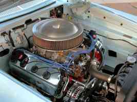1963 Dodge Polara 2 Door Hardtop Modified 4 Barrel 426 Hemi Engine fvr Light Blue 2005 Dream Cruise N