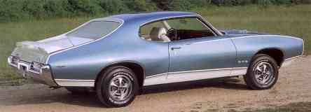 1969 Pontiac GTO Bobcat Blue sv