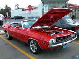 1971 Dodge Challenger Convertible w 8 0L Viper V 10 Engine Bright Red fvr 2005 Dream Cruise N